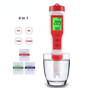 Тестер качества воды (4 в 1) многофункциональный (PH метр, TDS, ES метр, Temp)